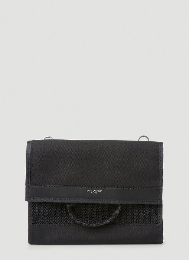 商品Yves Saint Laurent|City Flap Crossbody Pouch in Black,价格¥7317,第4张图片详细描述
