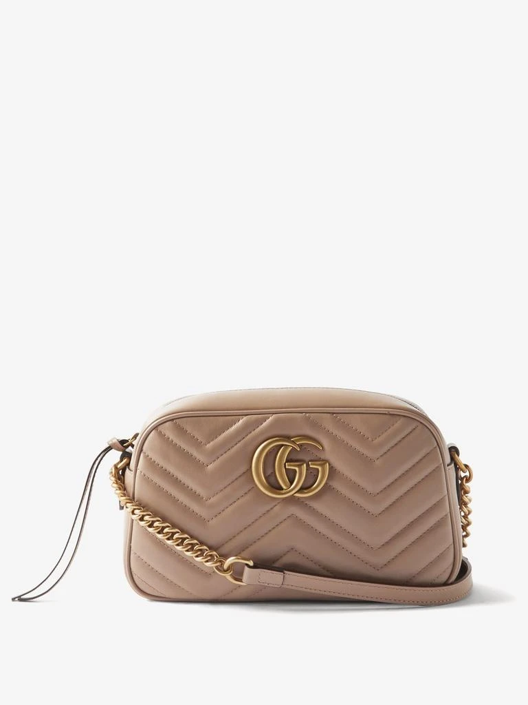 商品Gucci|GG Marmont small quilted-leather cross-body bag,价格¥14731,第1张图片