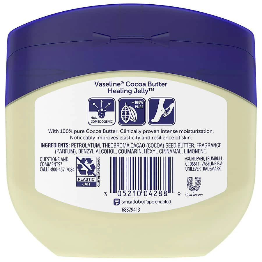 商品Vaseline|Healing Jelly for Dry Skin Cocoa Butter Moisturizer,价格¥63,第2张图片详细描述