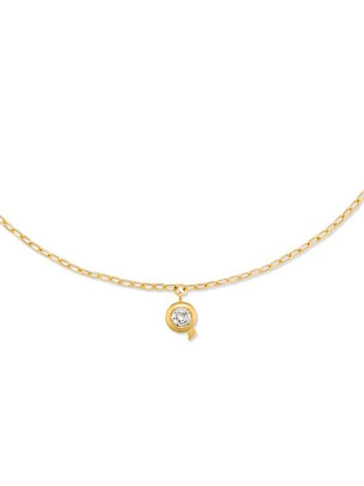 商品hyeres-lor|Penny odr 14K Bracelet_White,价格¥2584,第2张图片详细描述
