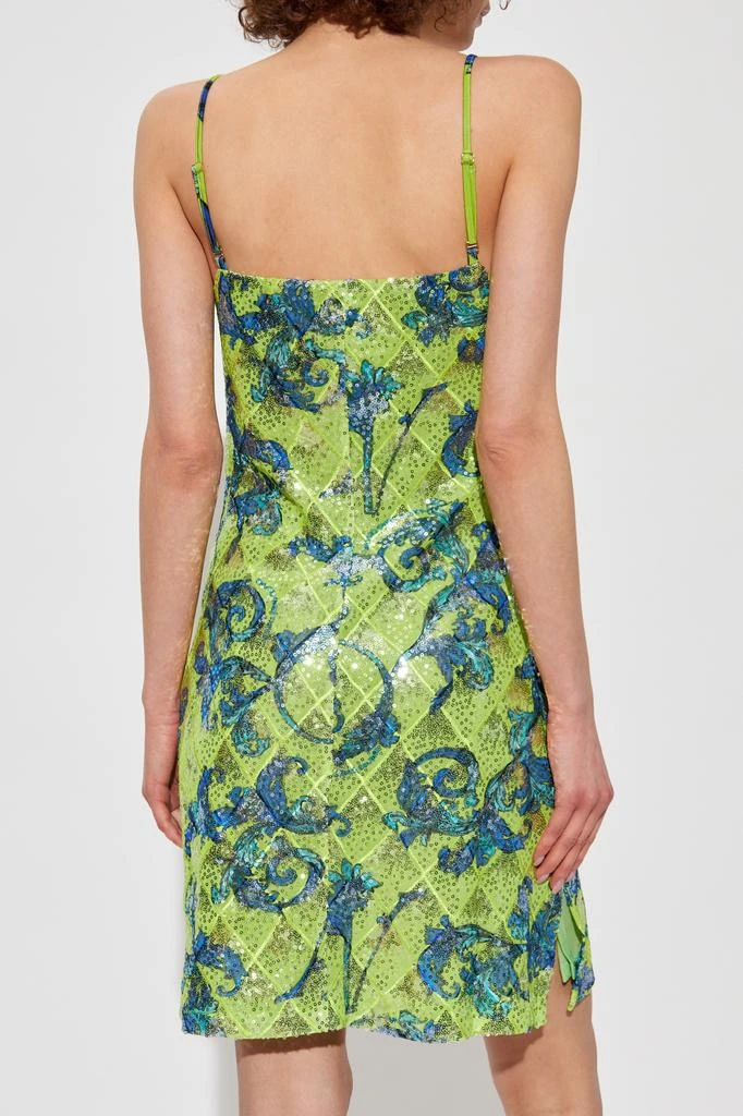 商品Versace|Sequin dress with barocco pattern,价格¥2606,第4张图片详细描述