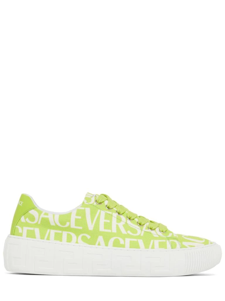 商品Versace|20mm Canvas Sneakers,价格¥2981,第1张图片