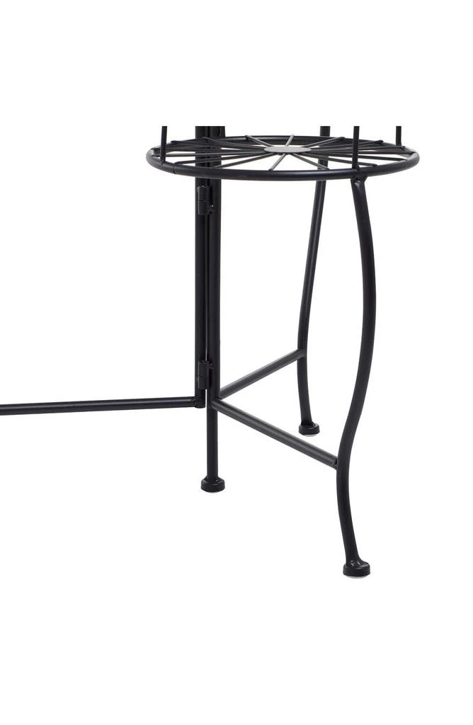商品SONOMA SAGE HOME|Black Metal Indoor Outdoor 3-Tier Starburst Plant Stand,价格¥421,第4张图片详细描述