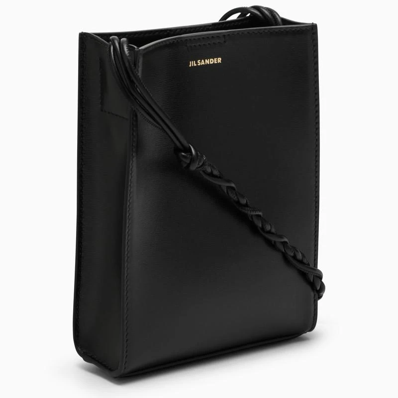 商品Jil Sander|Tangle black leather shoulder bag,价格¥4262,第3张图片详细描述