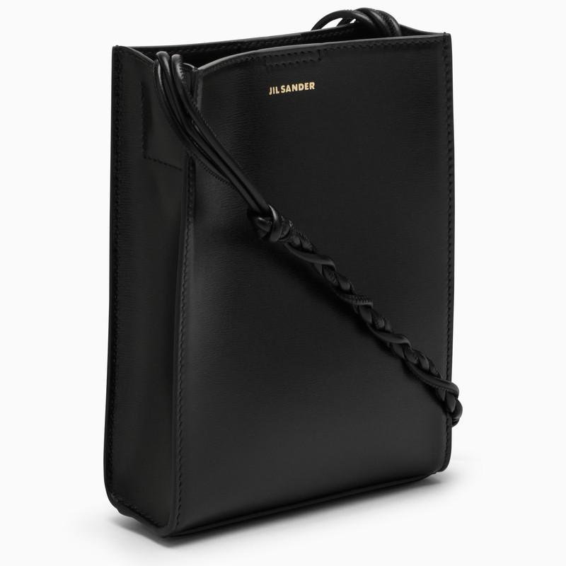 商品Jil Sander|Tangle black leather shoulder bag,价格¥3975,第5张图片详细描述