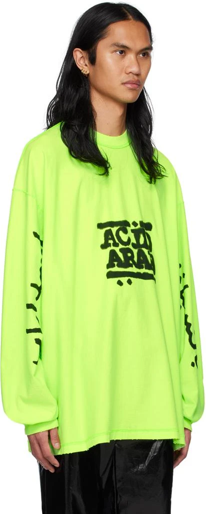 商品Balenciaga|Green Acid Arab Edition Long Sleeve T-Shirt,价格¥4697,第2张图片详细描述