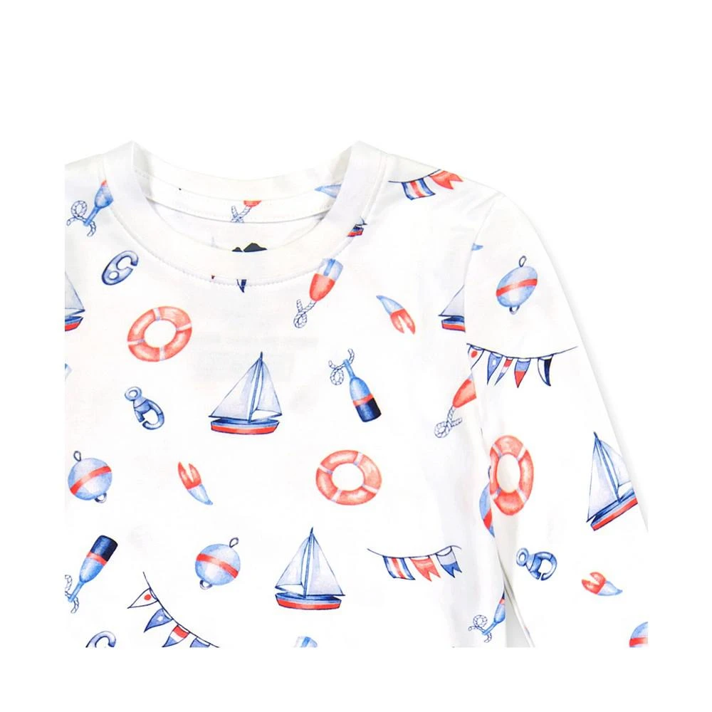 商品Paper Cape|Toddler|Child Girl or Boy Pima Cotton, Two Piece Pajama Set,价格¥412,第2张图片详细描述
