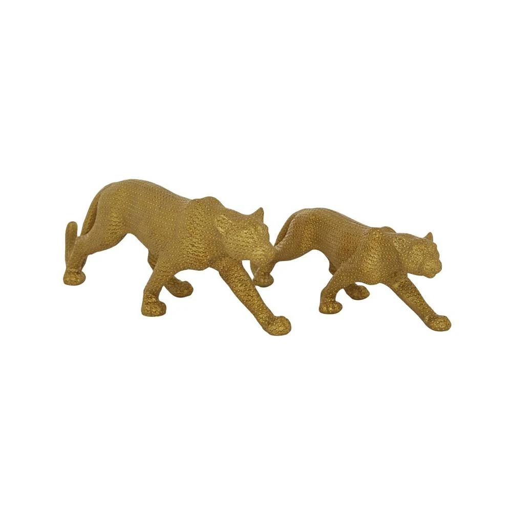 商品Rosemary Lane|Glam Leopard Sculpture, Set of 2,价格¥515,第1张图片
