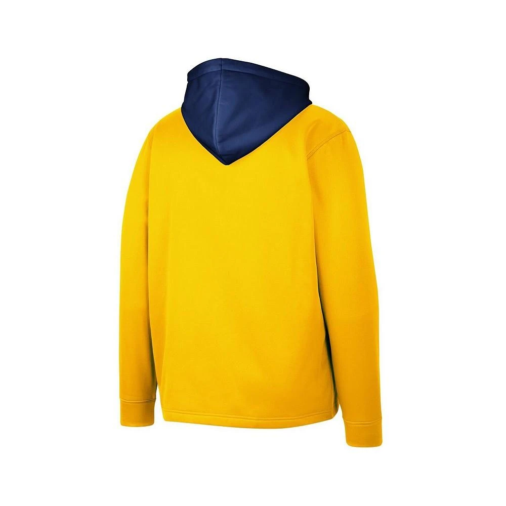 商品Colosseum|Men's Maize Michigan Wolverines Luge 3.0 Quarter-Zip Hoodie,价格¥488,第2张图片详细描述