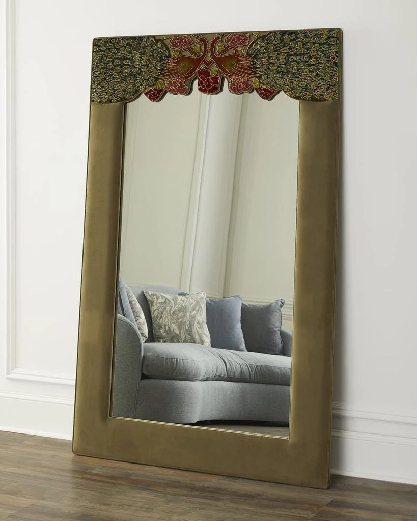 商品Haute House|Peacock Floor Mirror, Sage,价格¥18770,第1张图片