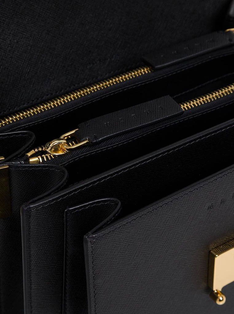 商品Marni|Marni Woman's Black Leather Trunk Crossbody Bag,价格¥10078,第4张图片详细描述
