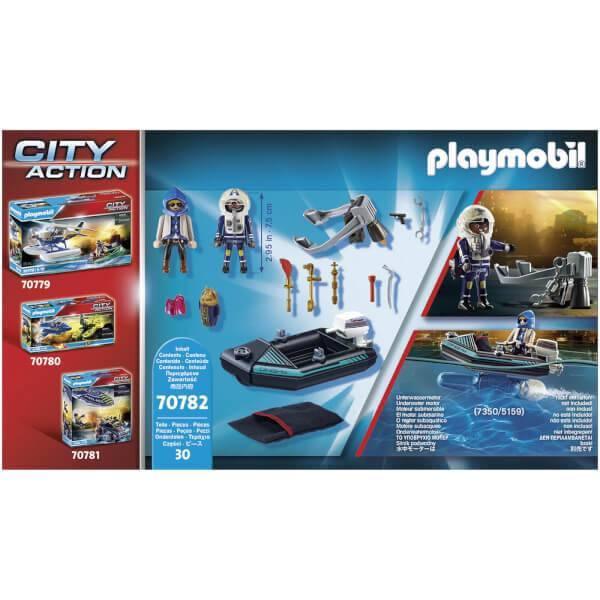 Playmobil Police Jet Pack with Boat (70782)商品第7张图片规格展示