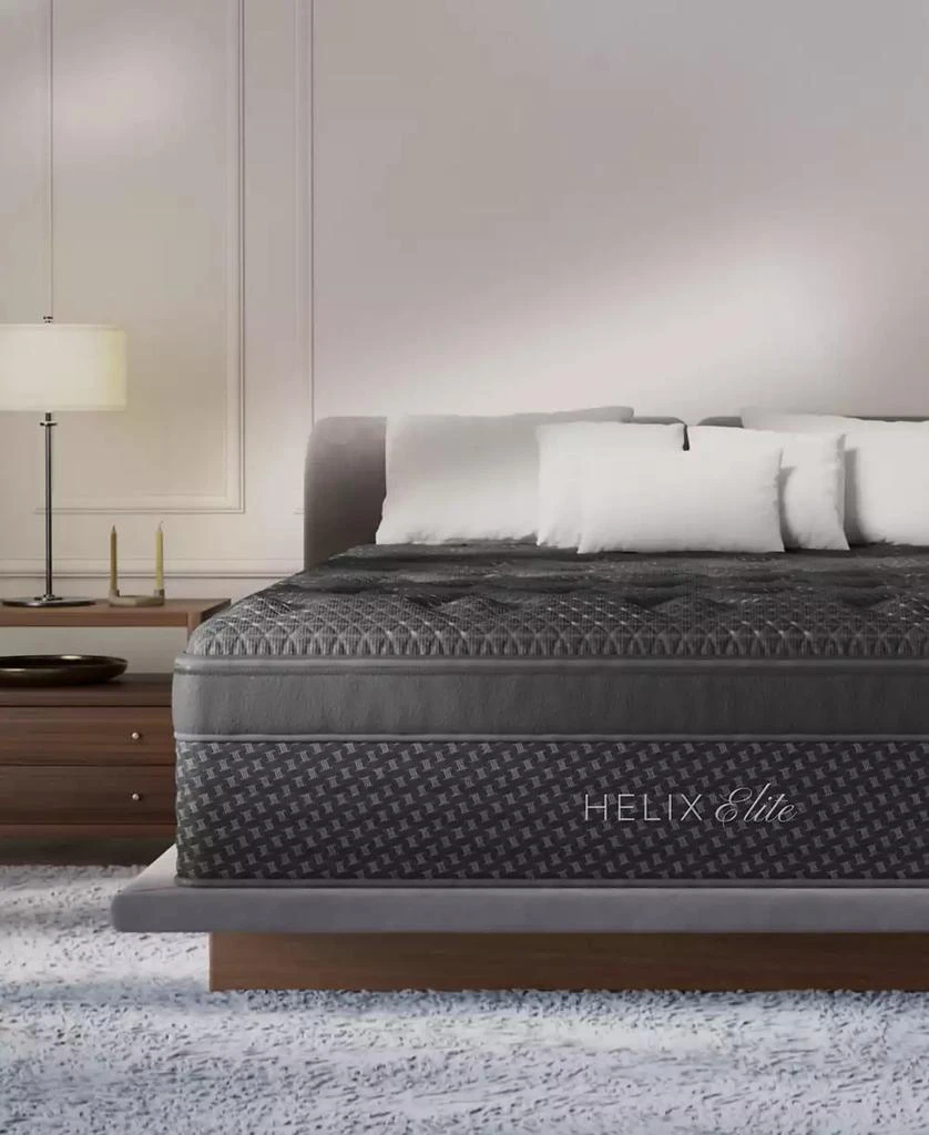 商品Brooklyn Bedding|Helix Midnight Elite 15" Medium Firm Euro Pillow Top Mattress -,价格¥33628,第4张图片详细描述