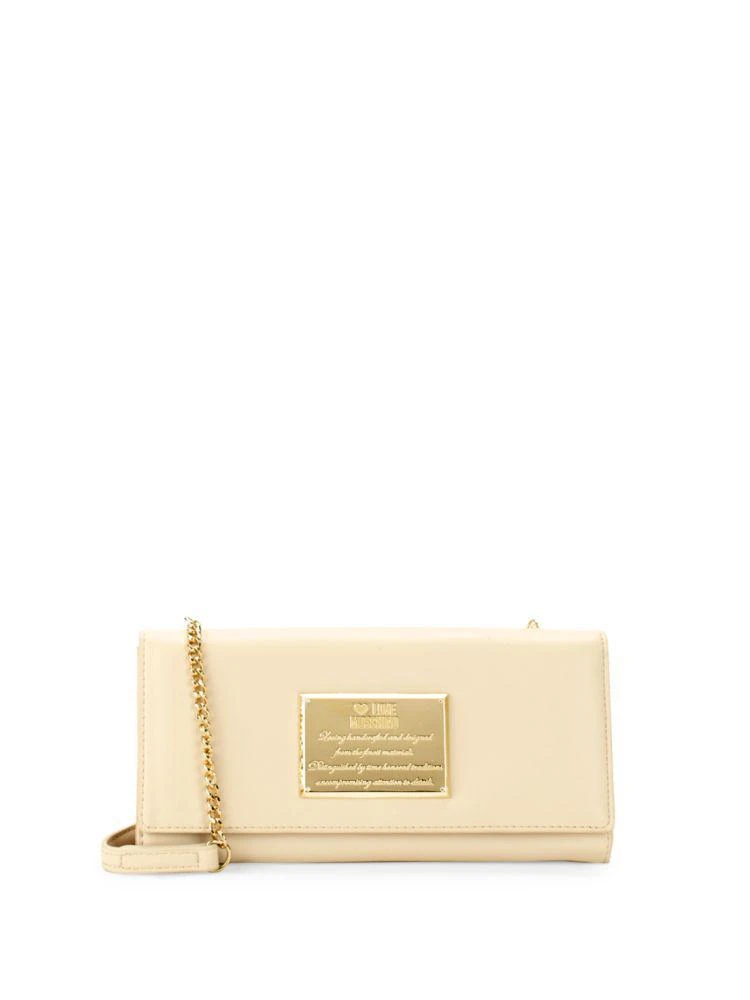 商品Moschino|Leather Chain Wallet,价格¥708,第1张图片