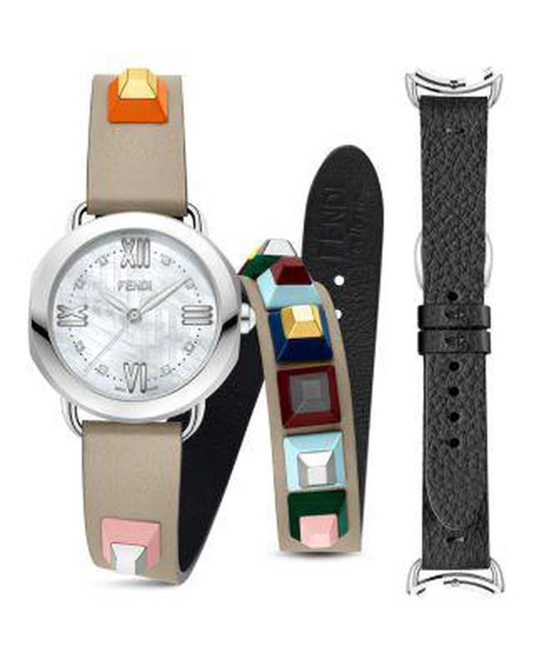商品Fendi|Selleria Watch with Interchangeable Straps, 36mm,价格¥9690,第1张图片