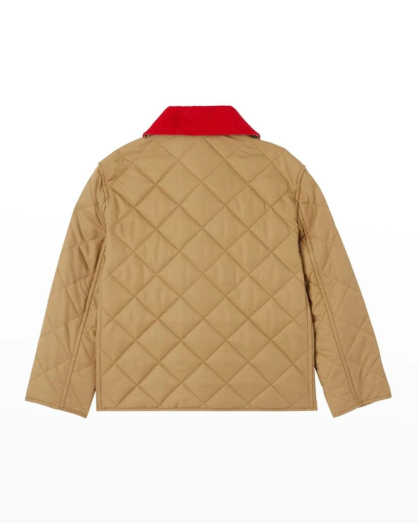 商品Burberry|Kid's Daley Diamond Quilted Jacket, Size 3-14,价格¥2088,第2张图片详细描述