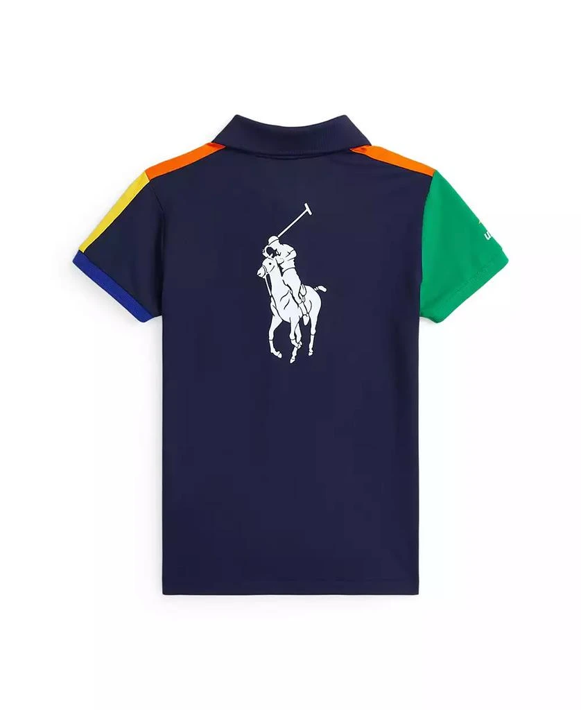 商品Ralph Lauren|Big Girls US Open Ball Crew Performance Polo Shirt,价格¥306,第3张图片详细描述