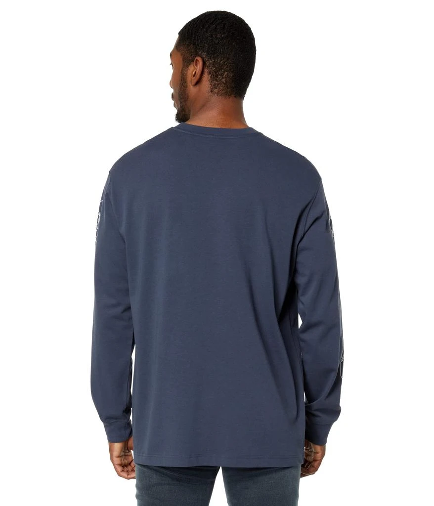 商品Lacoste|Long Sleeve Loose Fit Graphic T-Shirt,价格¥372,第2张图片详细描述
