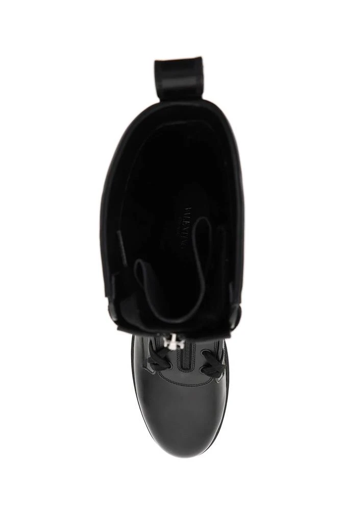 商品Valentino|Valentino garavani leather xcombat boots,价格¥5587,第2张图片详细描述