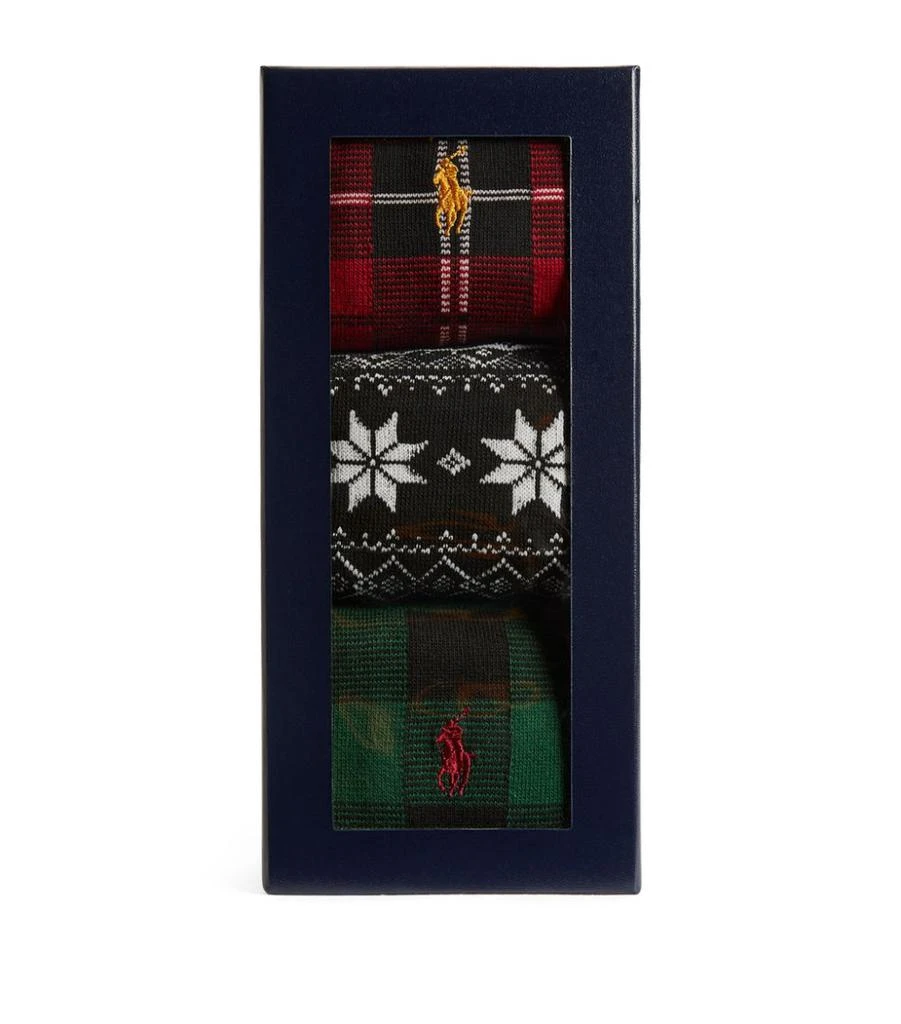 商品Ralph Lauren|Fair Isle Holiday Socks (Pack of 3),价格¥330,第2张图片详细描述