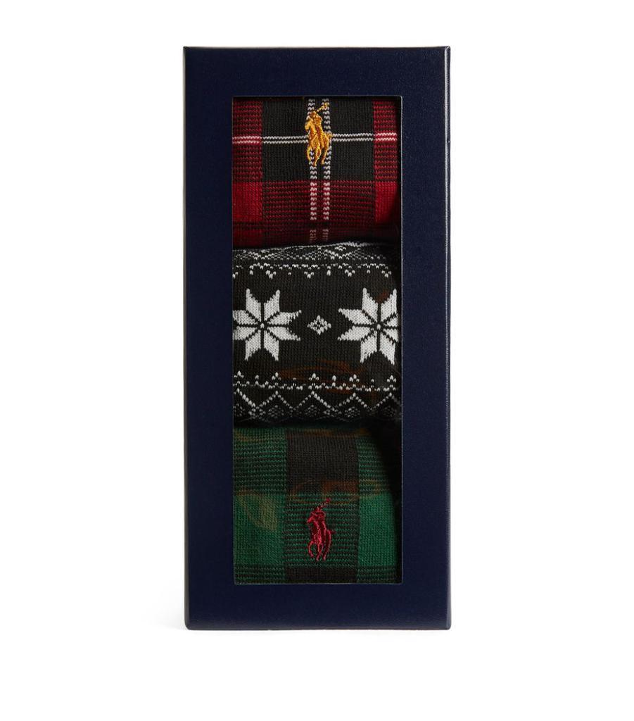 商品Ralph Lauren|Fair Isle Holiday Socks (Pack of 3),价格¥400,第4张图片详细描述