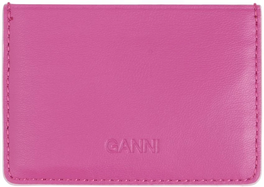 商品Ganni|Pink Bou Card Holder,价格¥453,第2张图片详细描述