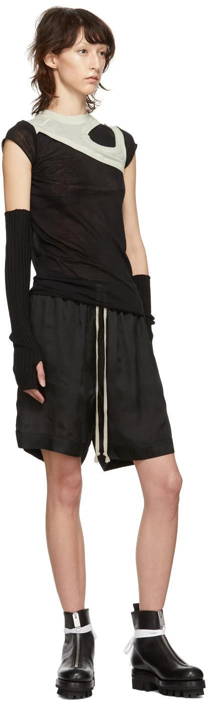 商品Rick Owens|Black Drawstring Boxer Shorts,价格¥2668,第5张图片详细描述