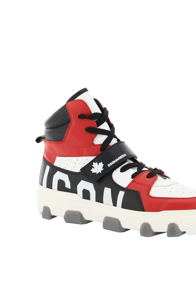 商品DSQUARED2|BASKET ICON HI-TOP SNEAKERS,价格¥2708,第4张图片详细描述