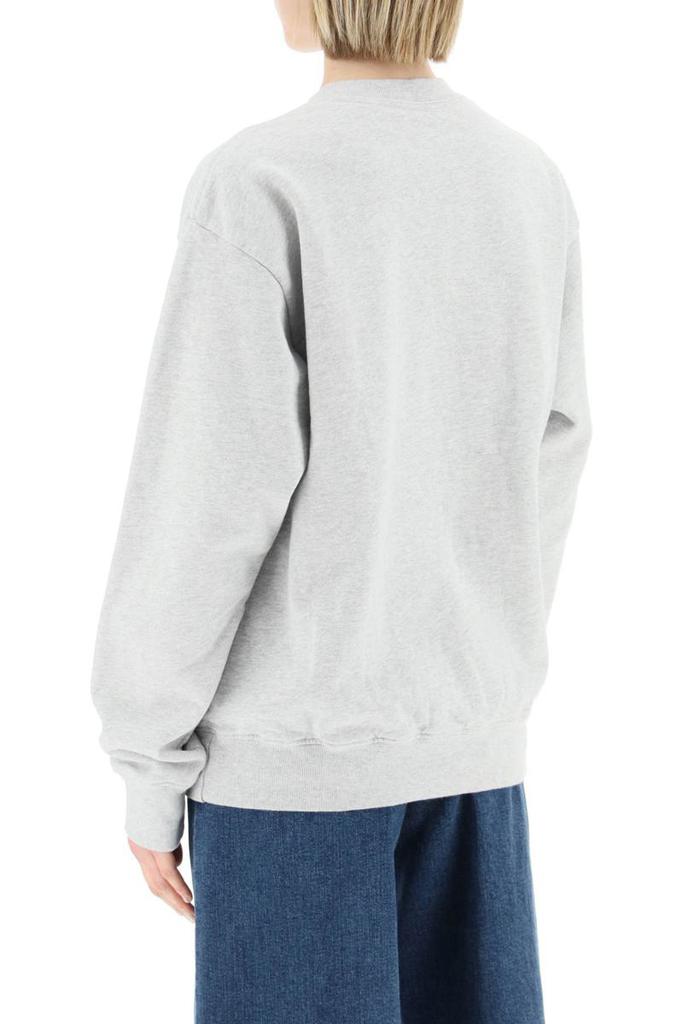 Sporty rich 'running club' crewneck sweatshirt商品第3张图片规格展示