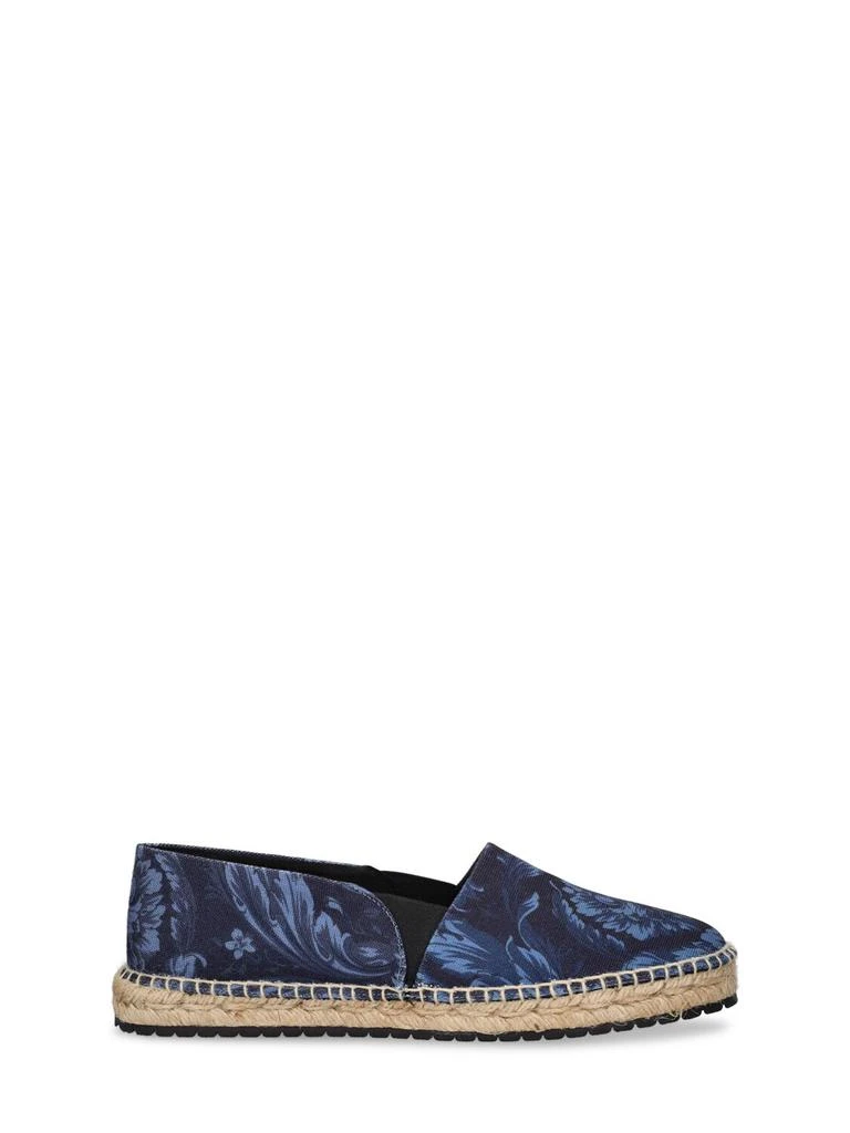 商品Versace|Printed Canvas Espadrilles,价格¥768,第1张图片