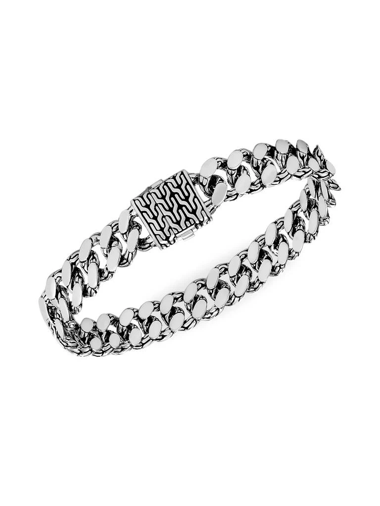 商品John Hardy|Chain Collection Sterling Silver Engraved Bracelet,价格¥6712,第1张图片