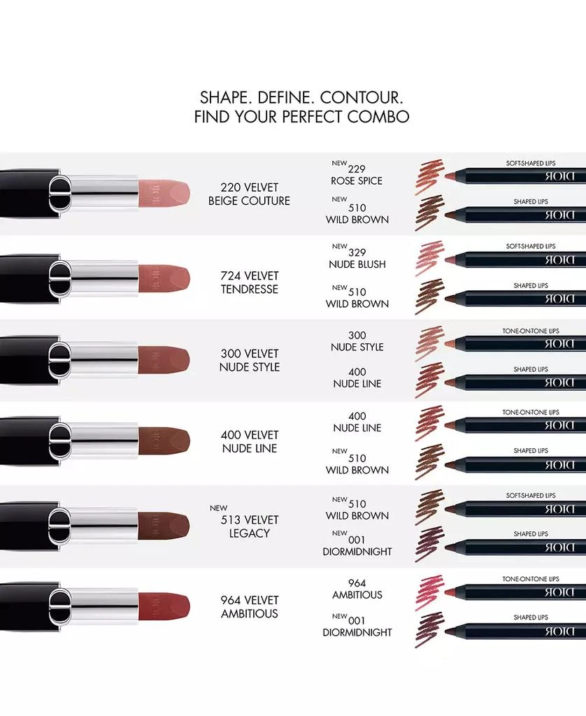 商品Dior|Rouge Contour Lip Liner Pencil,价格¥262,第4张图片详细描述