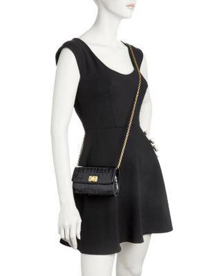 商品Max Mara|Micron Croc Embossed Leather Convertible Belt Bag,价格¥2345,第3张图片详细描述