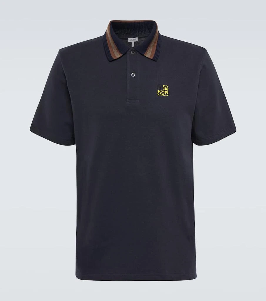 商品Loewe|Anagram cotton polo shirt,价格¥2794,第1张图片