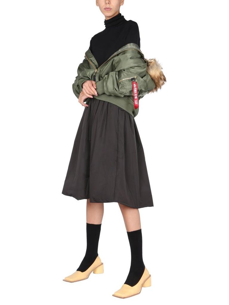 Alpha Industries Womens Green Outerwear Jacket商品第1张图片规格展示