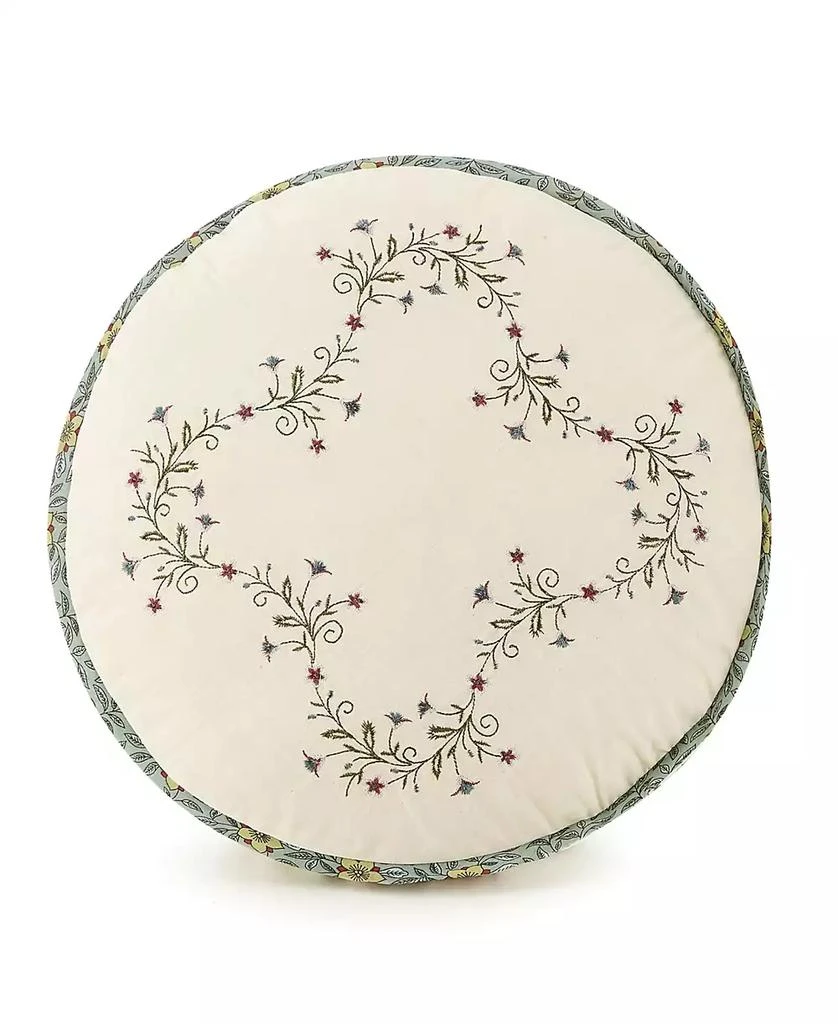 商品Modern Heirloom|Olivia Embroidered 14" Round Decorative Pillow,价格¥186,第1张图片