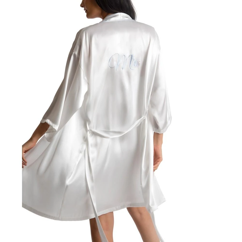 'Mrs' Satin Wrap Bridal Robe, Chemise Nightgown Set 商品