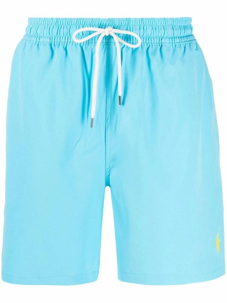 商品Ralph Lauren|Ralph Lauren Men's Blue Cotton Shorts,价格¥1031,第1张图片