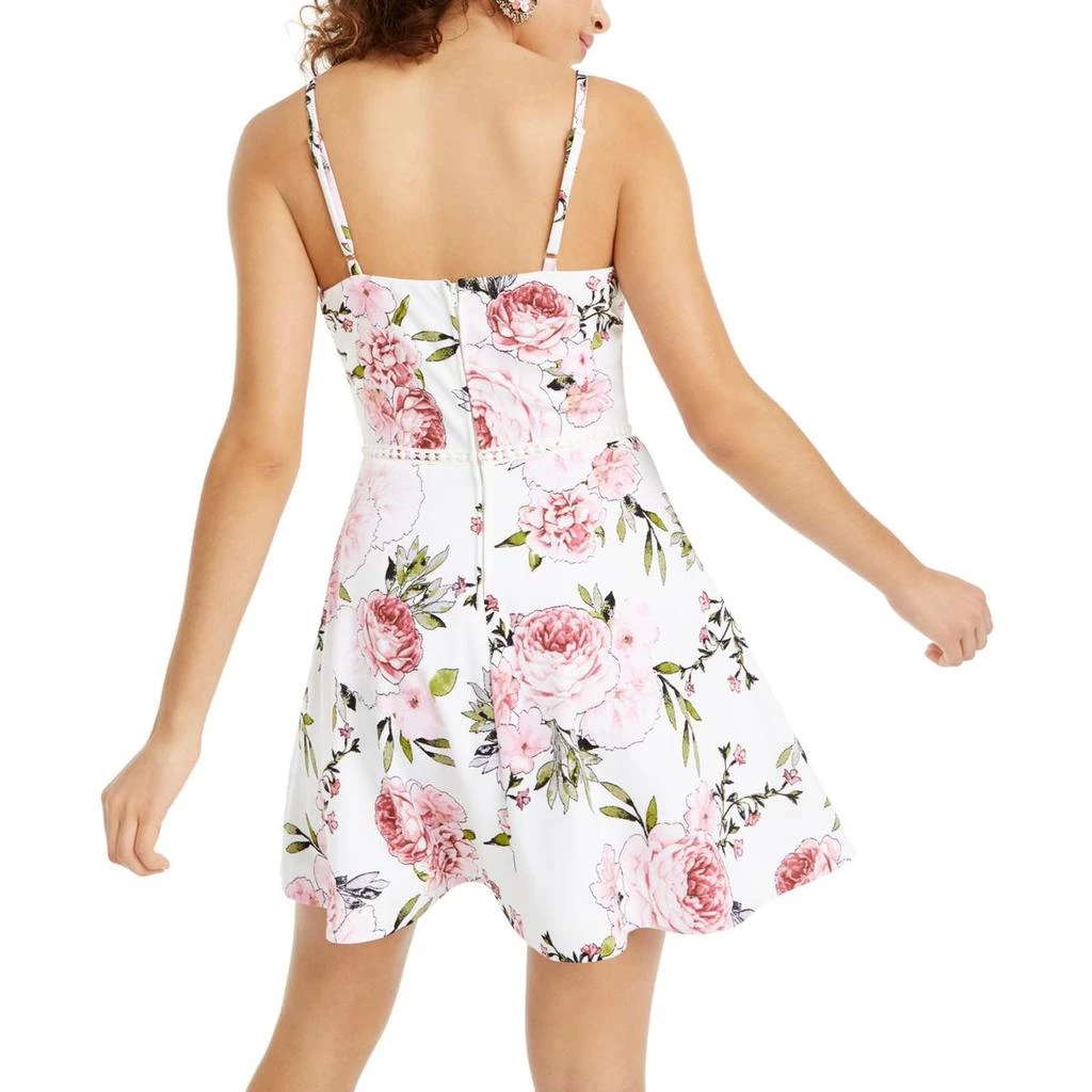 商品Speechless|Speechless Womens Juniors Floral Mini Cocktail Dress,价格¥69,第2张图片详细描述