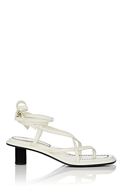商品Proenza Schouler|Leather Ankle-Tie Sandals,价格¥1734,第1张图片