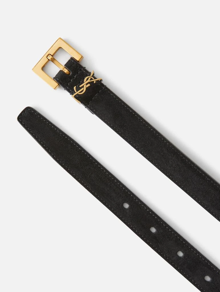 商品Yves Saint Laurent|Saint Laurent Logo Belt,价格¥3448,第4张图片详细描述