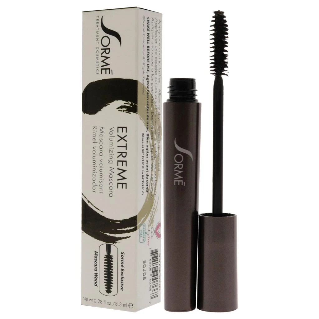 商品Sorme Cosmetics|Extreme Volumizing Mascara - E02 Black Brown by  for Women - 0.28 oz Mascara,价格¥132,第3张图片详细描述