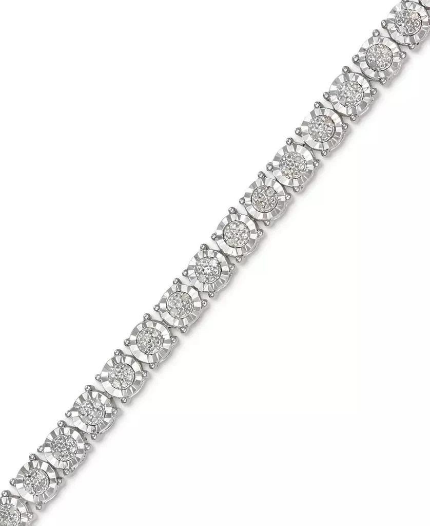 商品Macy's|Diamond Tennis Bracelet (1/4 ct. t.w.) in Sterling Silver,价格¥456,第4张图片详细描述