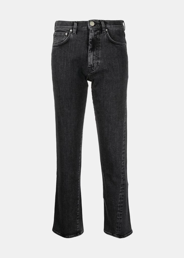 商品Totême|TOTEME Grey Twisted Seam Jeans,价格¥1385,第1张图片