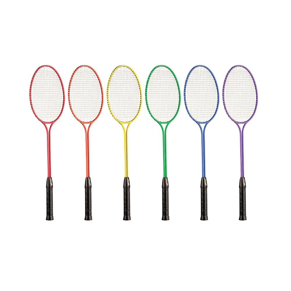 商品Champion Sports|Tempered Steel Twin Shaft Badminton Rackets, Set of 6,价格¥1199,第1张图片
