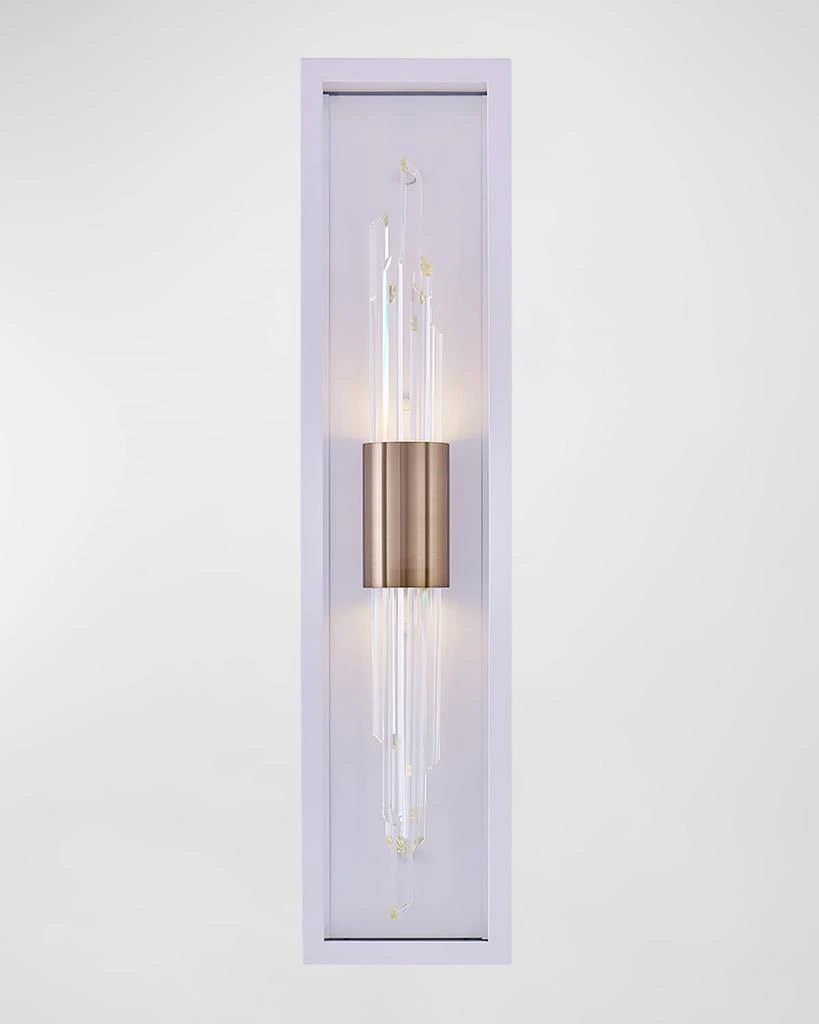 商品Allegri Crystal by Kalco Lighting|Lucca Champagne Gold LED Outdoor Sconce,价格¥13601,第1张图片