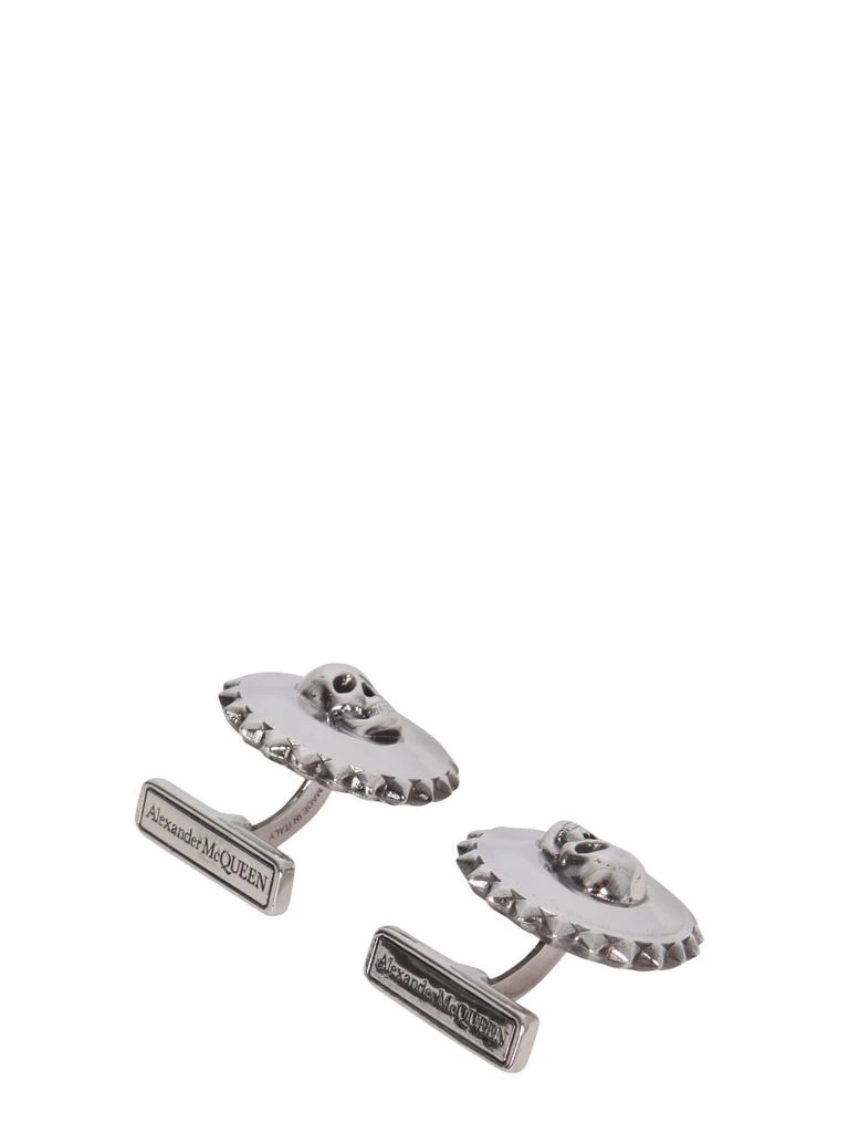商品Alexander McQueen|Alexander McQueen Stud Skull Cufflinks,价格¥2435,第2张图片详细描述