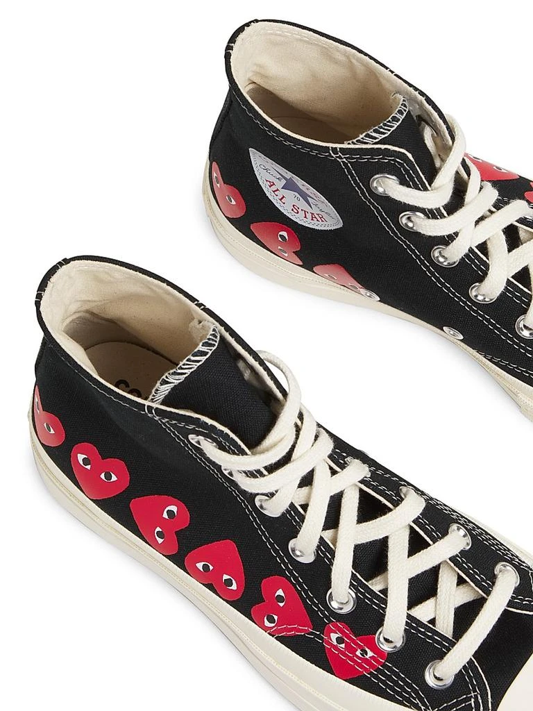 商品Comme des Garcons|CdG PLAY x Converse Women's Chuck Taylor All Star Heart High-Top Sneakers,价格¥1121,第4张图片详细描述