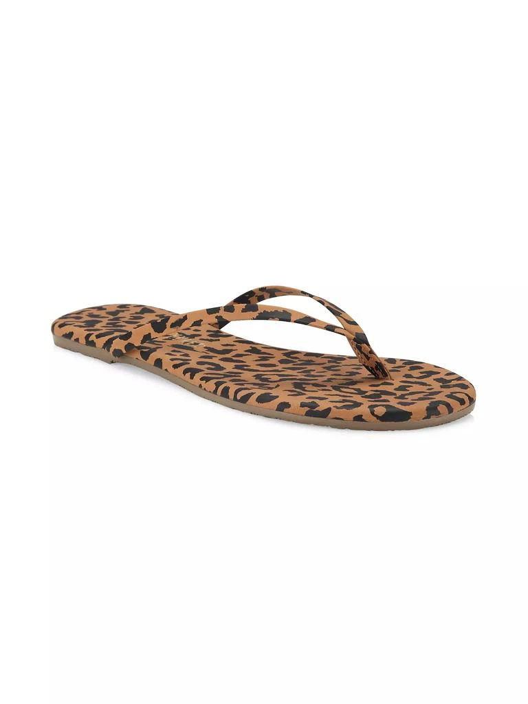 商品Tkees|Studio Exotic Cheetah-Print Flip Flops,价格¥566,第2张图片详细描述