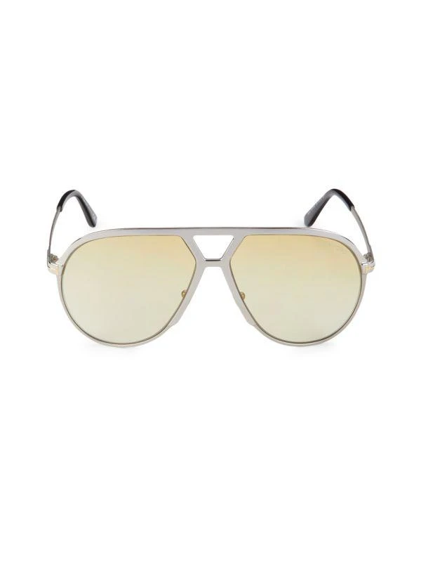 商品Tom Ford|64MM Pilot Sunglasses,价格¥1500,第1张图片